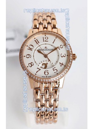Jaeger-LeCoultre Rendez-Vous Steel Night & Day 1:1 Mirror Rose Gold Watch