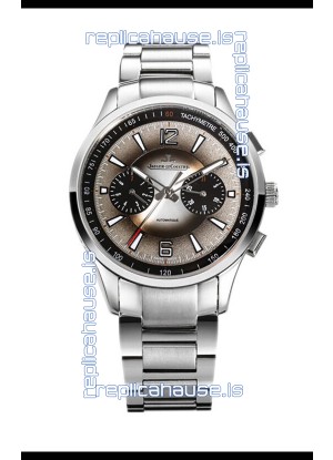 Jaeger LeCoultre Polaris Chronograph Stainless Steel Casing Grey Dial Swiss Replica Watch 