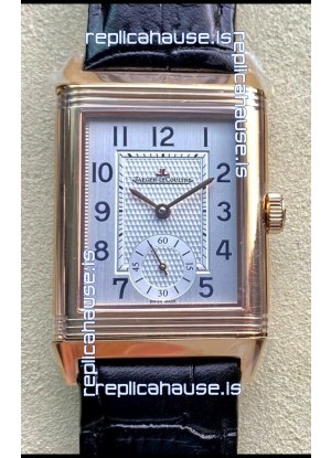Jaeger-LeCoultre Reverso DuoFace Rose Gold Casing Watch in Swiss Automatic Movement