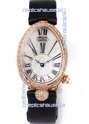 Breguet Reine De Naples Ladies Rose Gold Swiss 1:1 Edition Replica Watch 