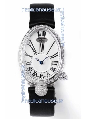 Breguet Reine De Naples Ladies Stainless Steel Swiss 1:1 Edition Replica Watch 