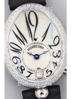 Breguet Reine De Naples Ladies Stainless Steel Swiss 1:1 Edition Replica Watch 