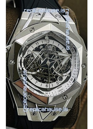 Hublot Big Bang UNICO Sang Bleu II Stainless Steel 1:1 Mirror Quality Swiss Replica Watch 