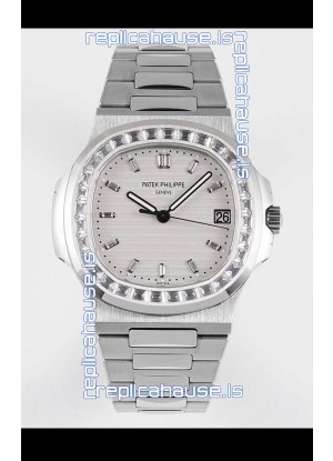 Patek Philippe Nautilus 5711/1A White Dial 1:1 Mirror Swiss Replica Watch in 904L Steel 