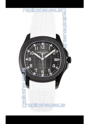 Patek Philippe Aquanaut 5167 Black Venom Edition 1:1 Mirror Replica Watch - White Strap