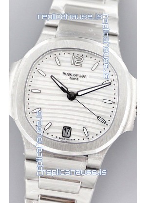Patek Philippe Nautilus 7118/1A White Dial 1:1 Mirror Swiss Replica Watch in 904L Steel 