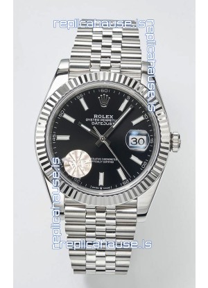 Rolex Datejust Cal.3235 Movement Swiss Watch 1:1 Mirror Replica 904L Steel 41MM - Black Dial 