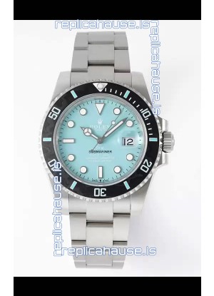 Rolex Submariner DiW Stainless Steel Casing Black Ceramic Bezel Blue Dial Edition Watch 