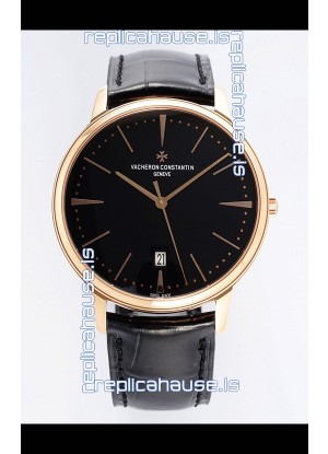 Vacheron Constantin Patrimony Rose Gold 1:1 Mirror Replica Watch 40MM 904L Steel 