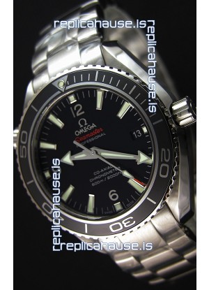 Omega Seamaster Planet Ocean Swiss Black Strap Replica 42MM 1:1 Ultimate Edition Watch 