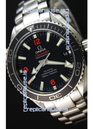 Omega Seamaster Planet Ocean Swiss Black Strap Replica 42MM 1:1 Ultimate Edition Watch 