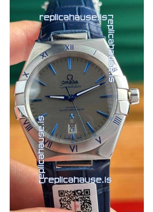 Omega Co-Axial Constellation 39MM 904L Steel Grey Dial 1:1 Mirror Replica Watch