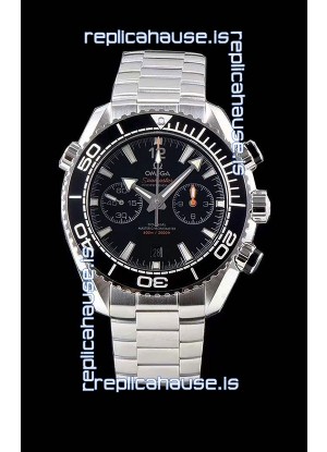 Omega Planet Ocean 600M Chronograph 904L Steel 1:1 Mirror Replica Watch 