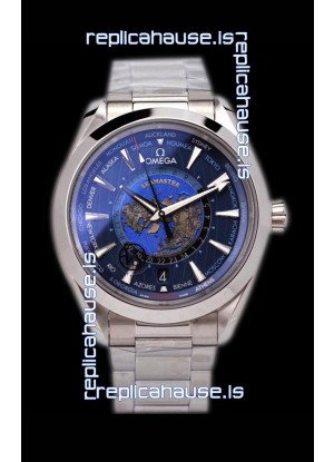 Omega Seamaster Aqua Terra 150M GMT Worldtime Swiss Replica Watch 