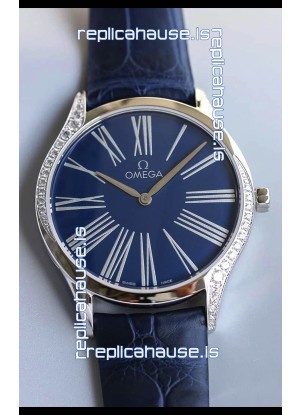 Omega De Ville Tresor Edition Swiss Quartz Watch 36MM Steel Casing White Dial