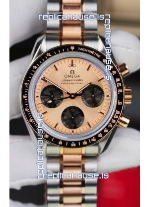 Omega Speedmaster Professional Moonwatch Two Tone Sedna Gold Swiss Replica Watch