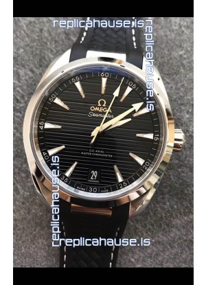 Omega Seamaster Aquaterra 41MM 1:1 Mirror Swiss Replica Watch in Black Dial