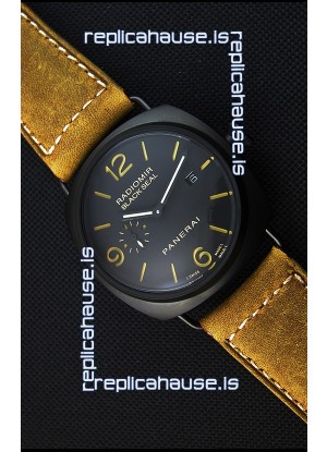 Panerai Radiomir Black Seal PAM292 Japanese Replica Watch in Black Dial 