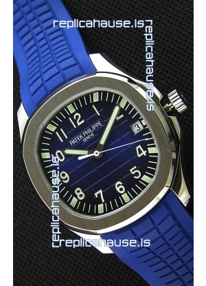Patek Philippe Aquanaut 5168G-001 Swiss Replica Watch Blue Dial - 1:1 Mirror Edition 