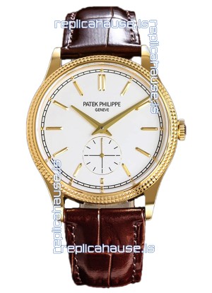 Patek Philippe Calatrava 6119G Yellow Gold Casing Watch 1:1 Mirror Replica Watch 