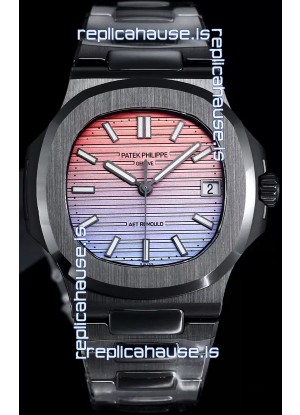 Patek Philippe Nautilus 5711 AET Remould Black Ceramic Edition Gradient Dial Swiss Replica Watch