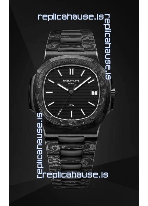 Patek Philippe Nautilus 5711 DiW Edition Ceramic/Carbon 1:1 Mirror Swiss Replica Watch