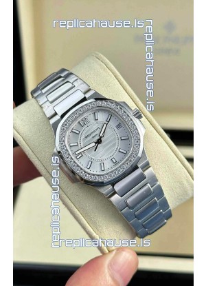 Patek Philippe Nautilus Super Clone 7010 32MM 1:1 Mirror Replica Steel Dial 