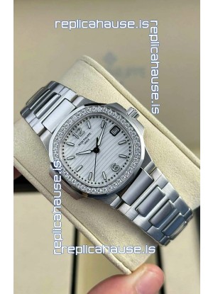 Patek Philippe Nautilus Super Clone 7010 32MM 1:1 Mirror Replica Steel Dial 