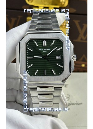 Patek Philippe Cubitus 5821 904L Steel Casing Green Dial Swiss Replica Watch 