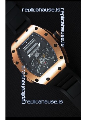 Richard Mille RM069 Tourbillon Erotic Pink Gold Case Replica Watch 