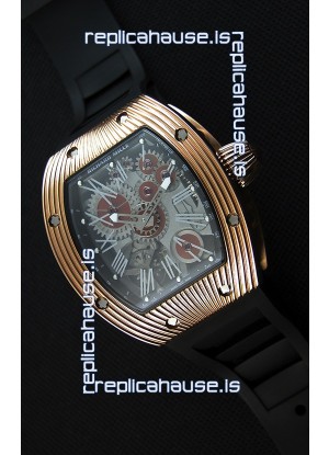 Richard Mille RM 018 Tourbillon Hommage A Boucheron Swiss Watch Rose Gold Case