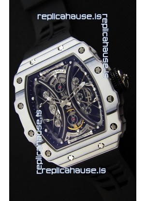 Richard Mille RM53-01 Pablo Mac Donough White Carbon Case Swiss Replica Watch 