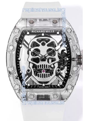 Richard Mille RM52-01 Sapphire Casing with Genuine Tourbillon Movement 1:1 Ultimate Replica