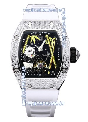 Richard Mille RM26-01 Tourbillon Panda Stainless Steel Casing Swiss Movement Watch 