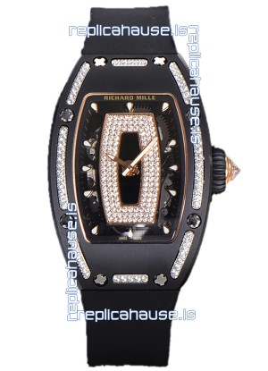 Richard Mille RM007 Black Ceramic Automatic Superclone Swiss Replica Watch