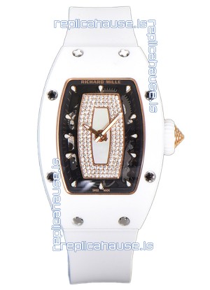Richard Mille RM007 White Ceramic Automatic Superclone Swiss Replica Watch