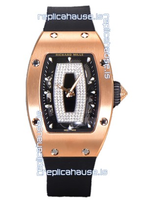 Richard Mille RM007 18K Rose Gold Automatic Superclone Swiss Replica Watch