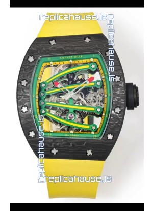 Richard Mille Super Clone RM59-01 Carbon NTPT Case Green Dial Swiss Replica Watch