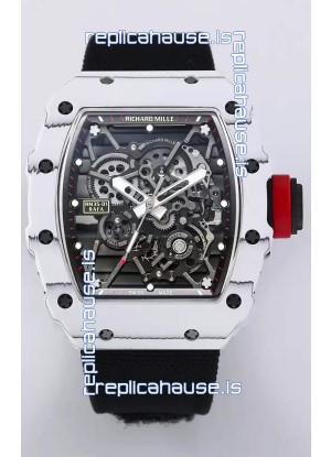 Richard Mille RM35-01 Rafael Nadal Carbon Fiber Casing with Genuine Tourbillon Super Clone Watch