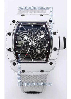 Richard Mille RM35-01 Rafael Nadal Carbon Fiber Casing with Genuine Tourbillon Super Clone Watch