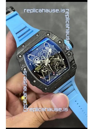 Richard Mille RM35-02 Rafael Nadal Carbon Fiber Casing with Genuine Tourbillon Super Clone Watch