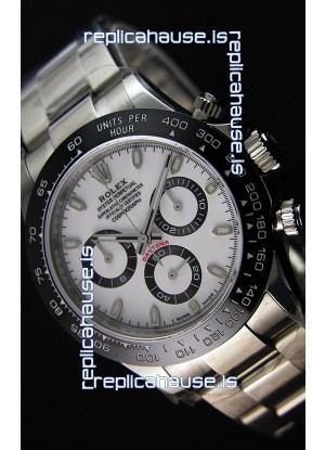 Rolex Cosmograph Daytona 116500LN White Dial Original Cal.4130 Movement - Ultimate 904L Steel Watch 
