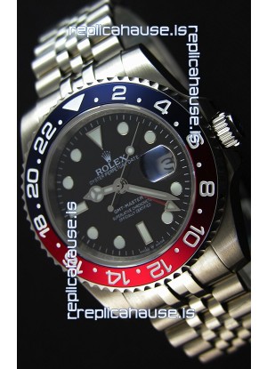 Rolex GMT Masters II 116719BLRO Pepsi Bezel Cal.3186 Movement Swiss Replica - Ultimate 904L Steel Watch 