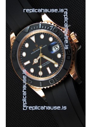 Rolex Yachtmaster 116655 Everose 40MM Cal.3135 Swiss 1:1 Ultimate 904L Steel Watch 