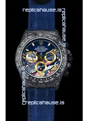 Rolex Daytona CHRONUSART Forged Cabon Casing 1:1 Mirror Replica Multicolored Dial