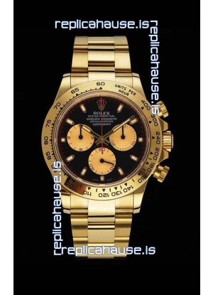 Rolex Daytona 116508 Yellow Gold Original Cal.4130 Movement - 1:1 Mirror 904L Steel Watch