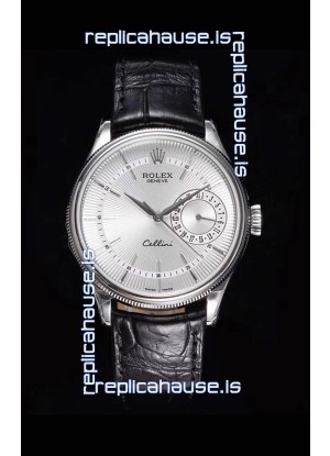 Rolex Cellini Date Ref#50519 Replica 1:1 Mirror 904L Steel Watch White Dial