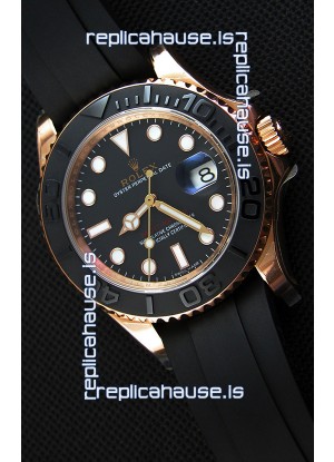 Rolex Yachtmaster Everrose Gold Japanese Replica Watch - 40MM