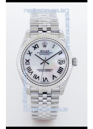 Rolex Datejust M126234 36MM ETA2836 White Mother of Pearl Dial - Roman Numerals 