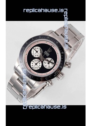 Rolex Daytona Super Clone BLAKEN Paul Newman Black Dial Swiss Replica Watch - 4130 Movement